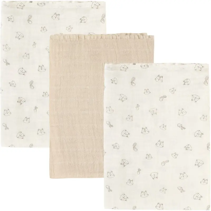 Pippi Rainy Day Muslin Cloth (3-Pack) 1