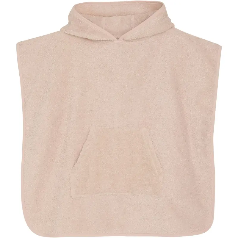 Pippi Rose Dust Hooded Bath Poncho 1