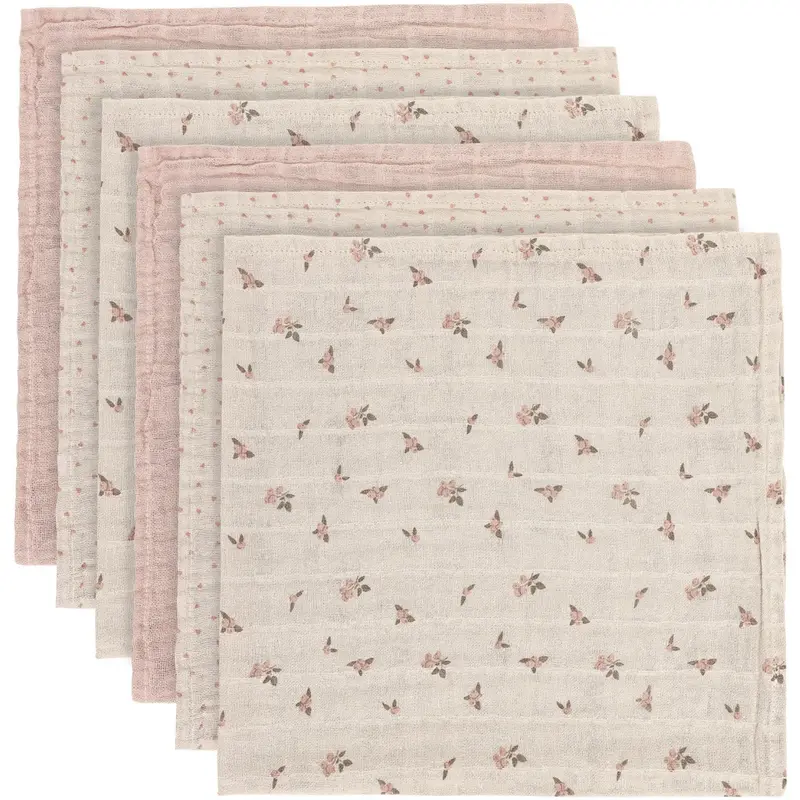 Pippi Shadow Gray Muslin Cloth (6-Pack) 1