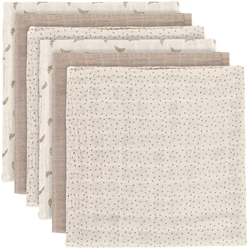 Pippi Silver Lining Muslin Cloth (6-Pack) 1