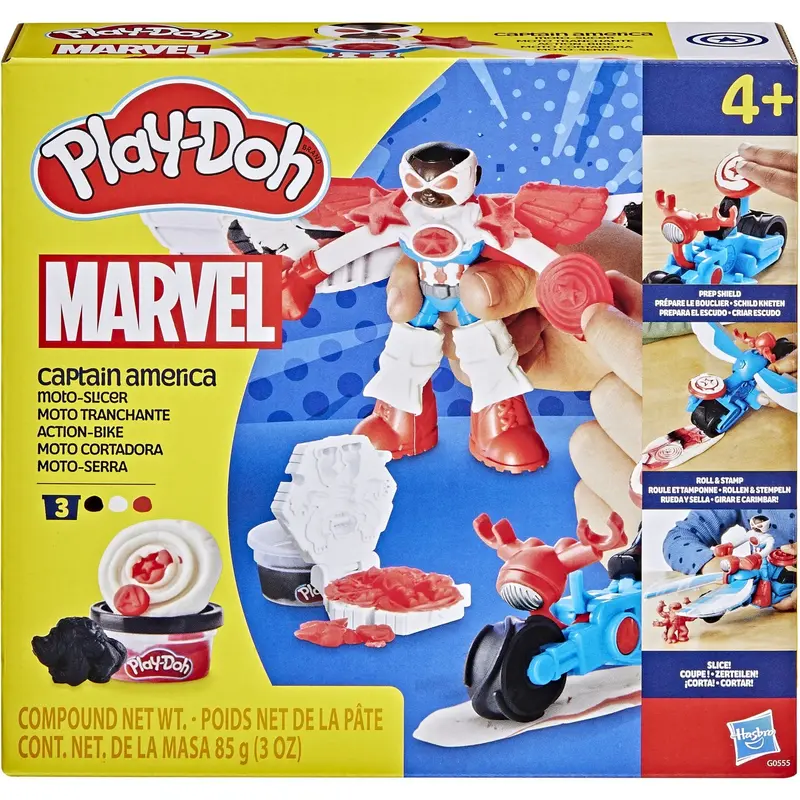 Play-Doh Captain America Moto-Slicer 1
