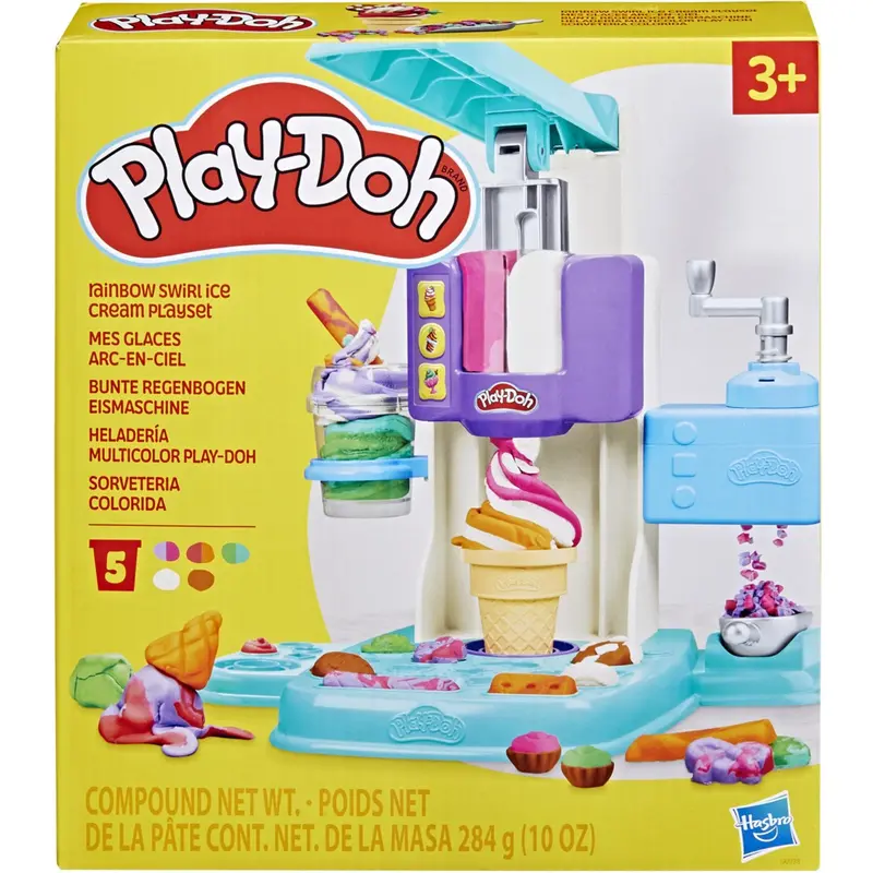 Play-Doh Rainbow Swirl Ice Cream Playset 1