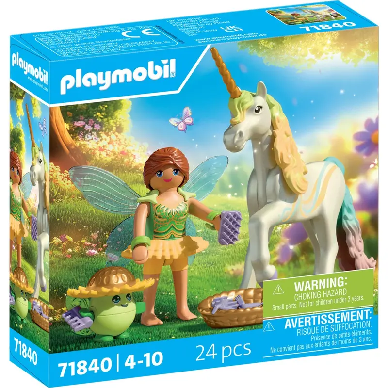 Playmobil® Collectible Unicorn: Rainbow Flower With Fairy 1