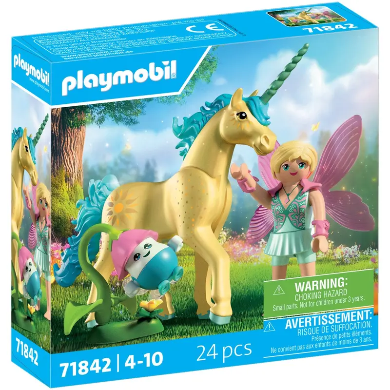Playmobil® Collectible Unicorn: Sunshine Blossom With Fairy 1