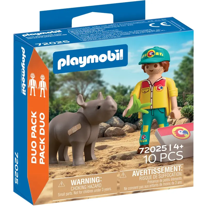 Playmobil® Duopack Ranger With Rhino 1