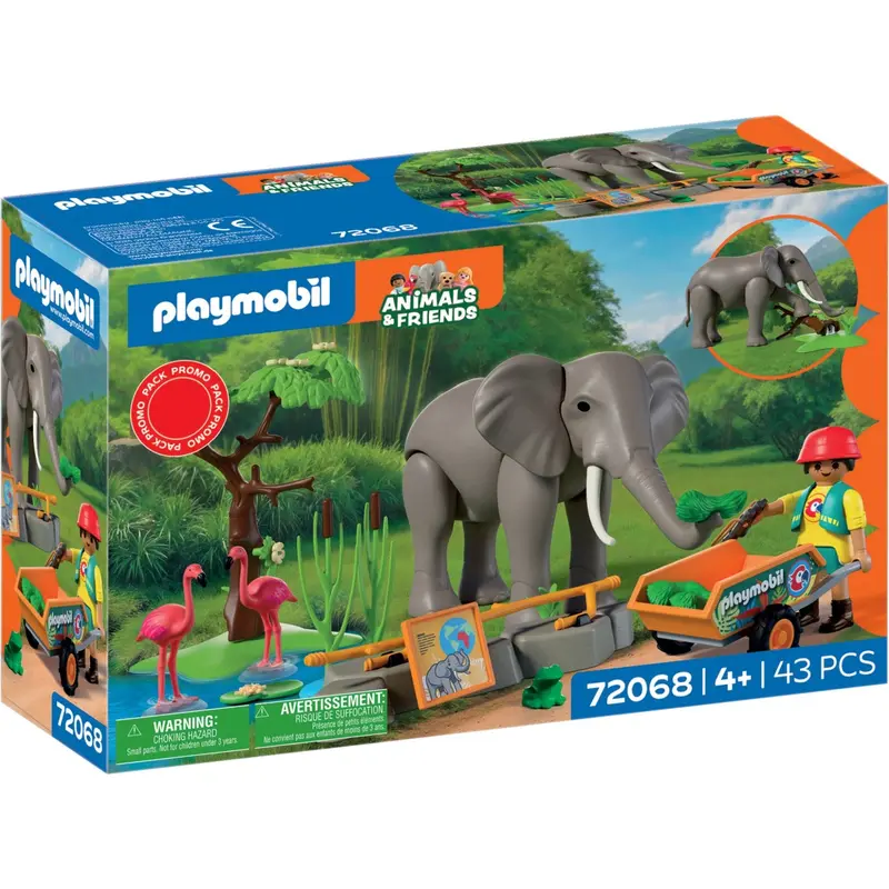 Playmobil® Elephant With Zookeeper 1