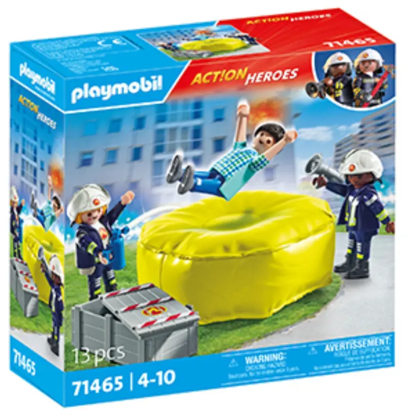 Playmobil® Fire Motorcycle & Oil Spill Incident 1