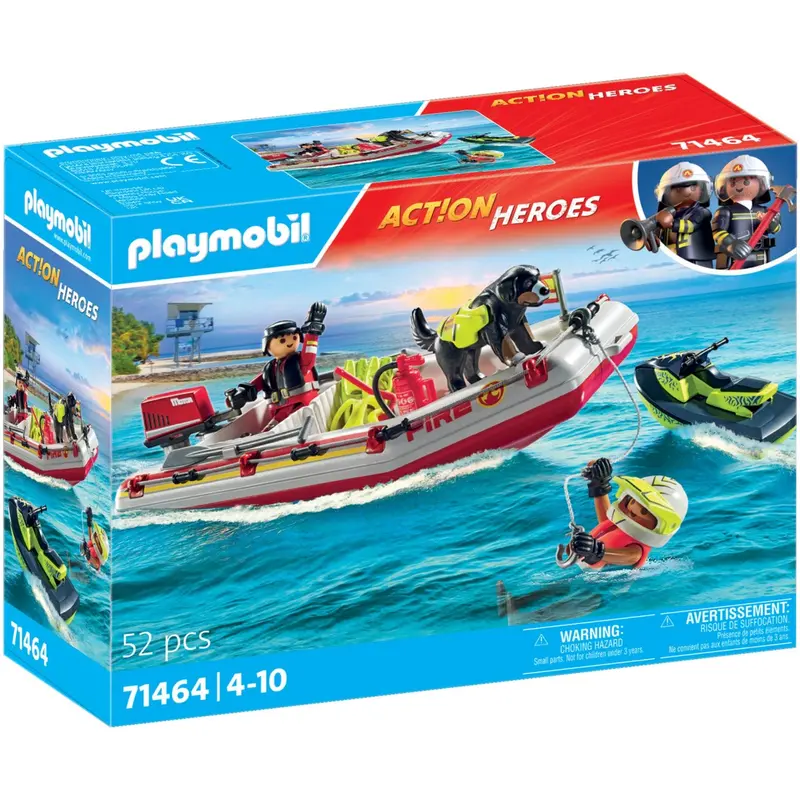 Playmobil® Fireboat With Aqua Scooter 1