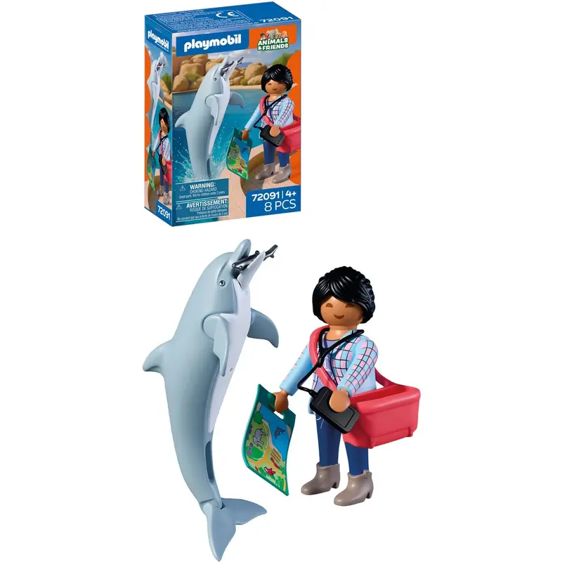 Playmobil® Zoo: Dolphin And Visitor 1