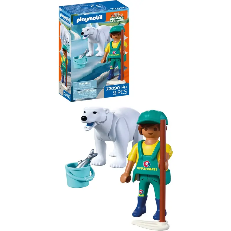 Playmobil® Zoo: Polar Bear And Zookeeper 1