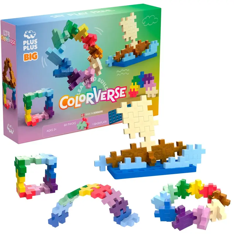 Plus-Plus Big Learn To Build - Colorverse 1