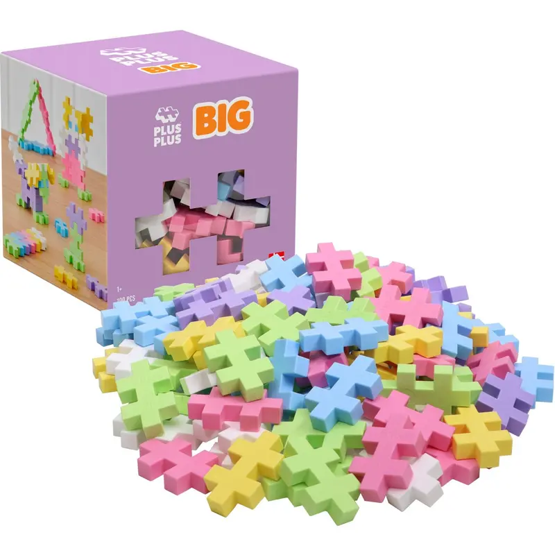 Plus-Plus Big Pastel Mix / 100 Pcs 1
