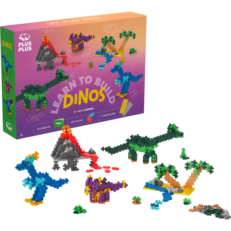 Plus-Plus Learn To Build Dinosaurs 1