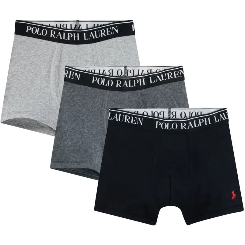 Polo Ralph Lauren Andover Heather Cotton Stretch 3 Pack Boxer/Brief 1