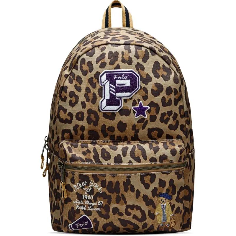 Polo Ralph Lauren Apple Cinnamon Varsity Backpack 1