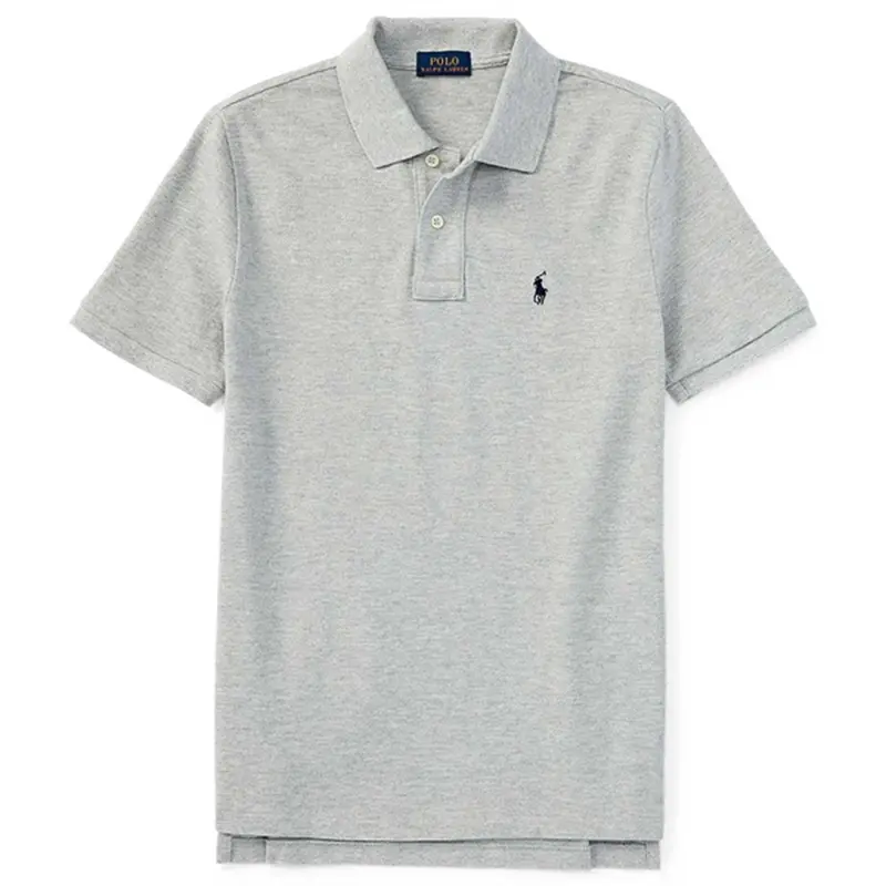Polo Ralph Lauren Boy Short Sleeved Classic Polo New Grey Heather 1