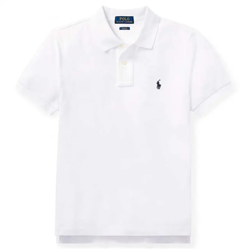 Polo Ralph Lauren Boy Short Sleeved Classic Polo White 1