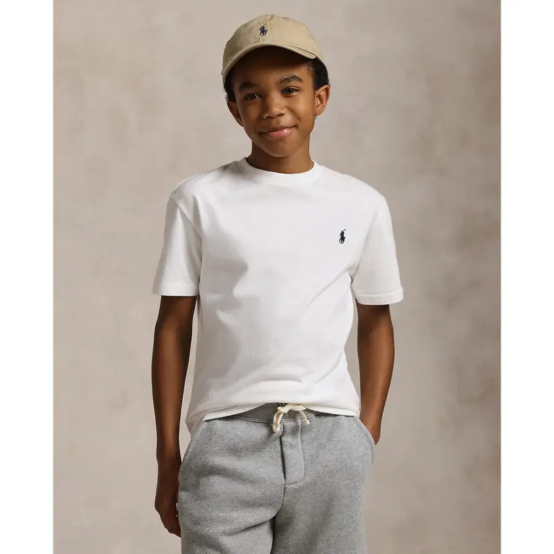 Polo Ralph Lauren Boy Short Sleeved T-Shirt White 2