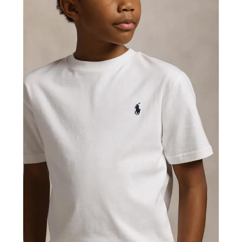 Polo Ralph Lauren Boy Short Sleeved T-Shirt White 3