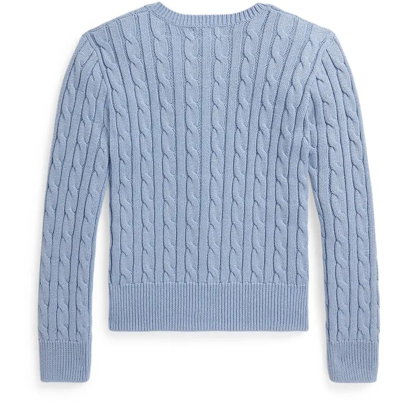 Polo Ralph Lauren Chambray Blue W/ Metallic Cardigan 2