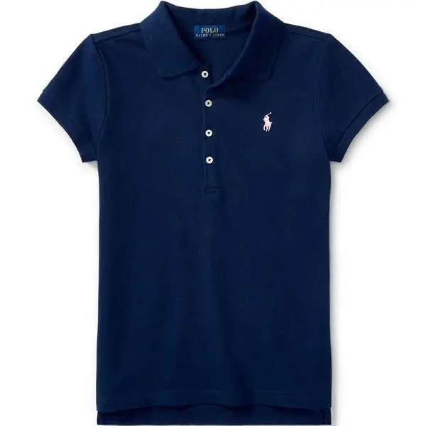 Polo Ralph Lauren Girl Short Sleeved Polo Refined Navy 1