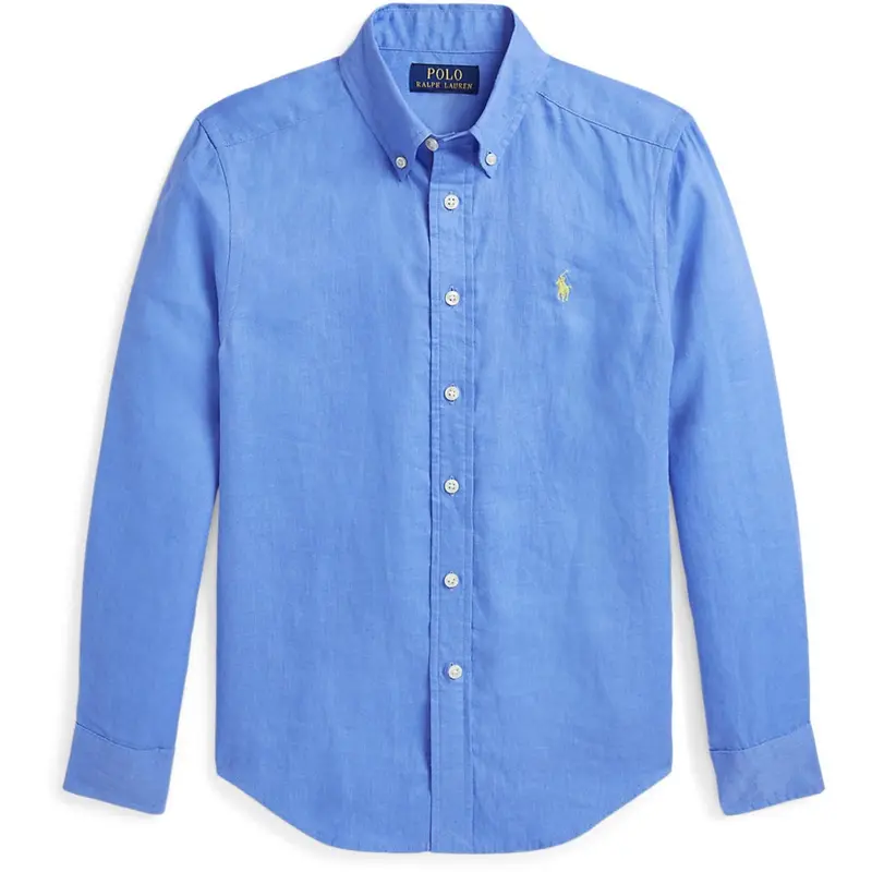 Polo Ralph Lauren Harbor Island Blue Boy Sport Shirt 1