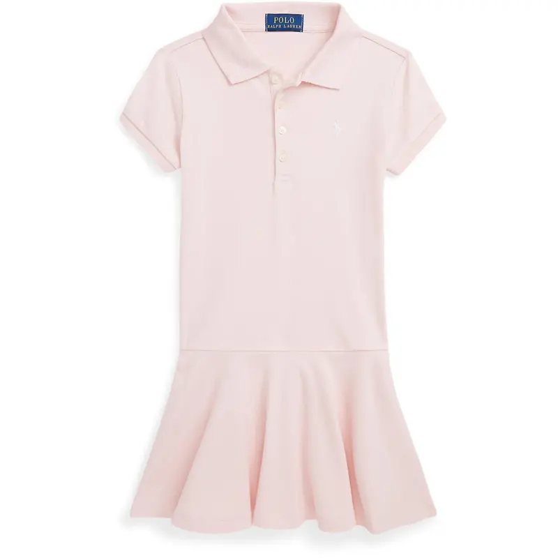 Polo Ralph Lauren Hint Of Pink W/ White Day Dress 1