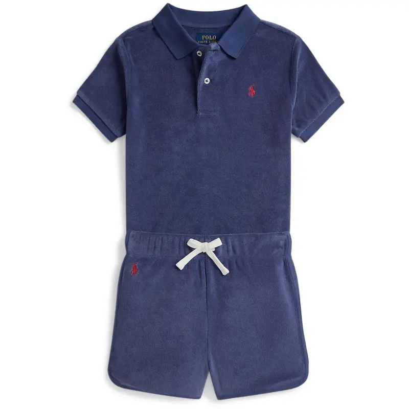 Polo Ralph Lauren Light Navy Short Set 1