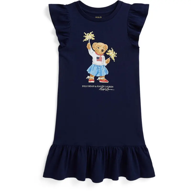 Polo Ralph Lauren Newport Navy Sparkle Bear Day Dress 1