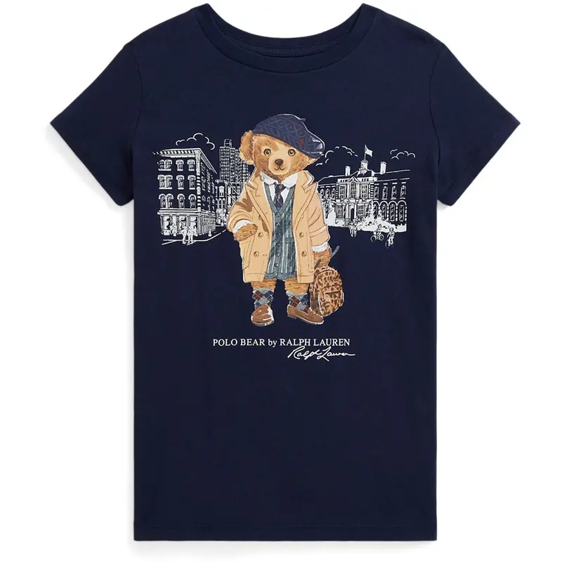 Polo Ralph Lauren Refined Navy Girl T-Shirt 1