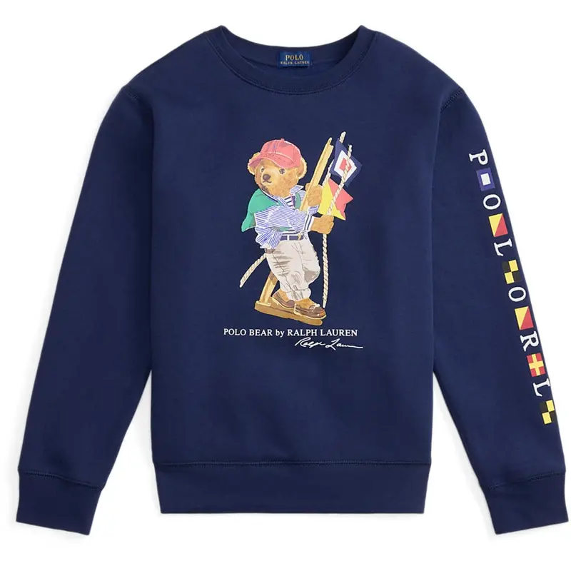 Polo Ralph Lauren Sp26 Bear Newport Navy Sweatshirt 1