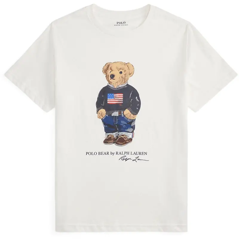Polo Ralph Lauren White Core Bear Boy T-Shirt 1