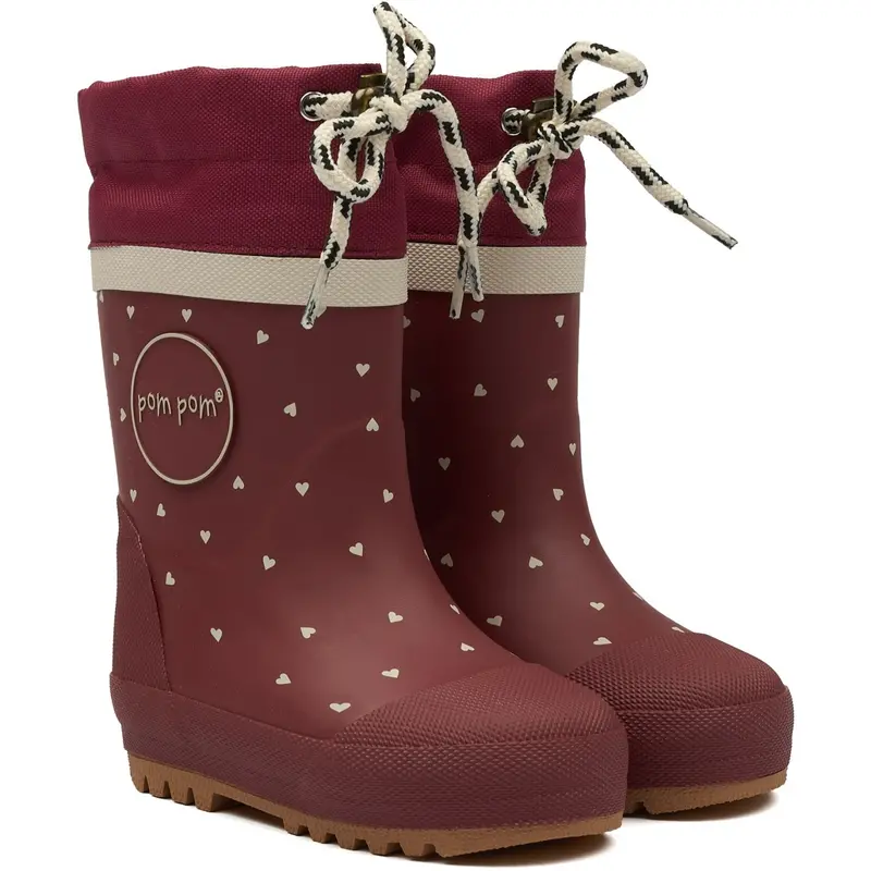 Pom Pom Heart Gumboots™ Thermo 1