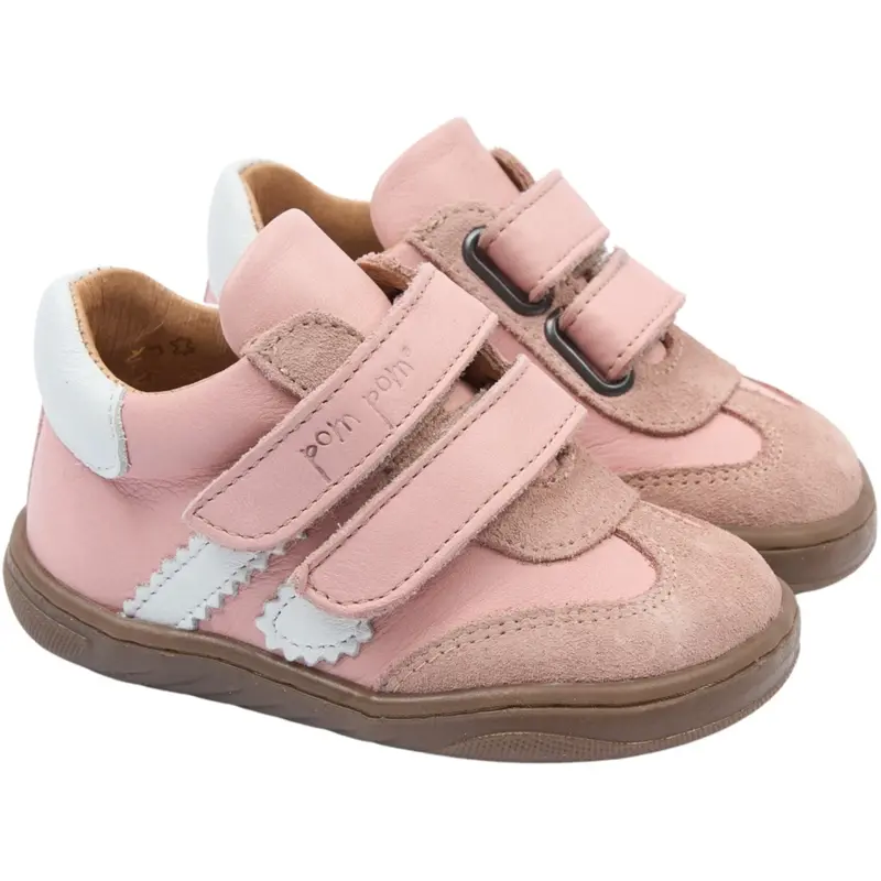 Pom Pom Misty Rose Pride Velcro Barefoot Sneaker 1