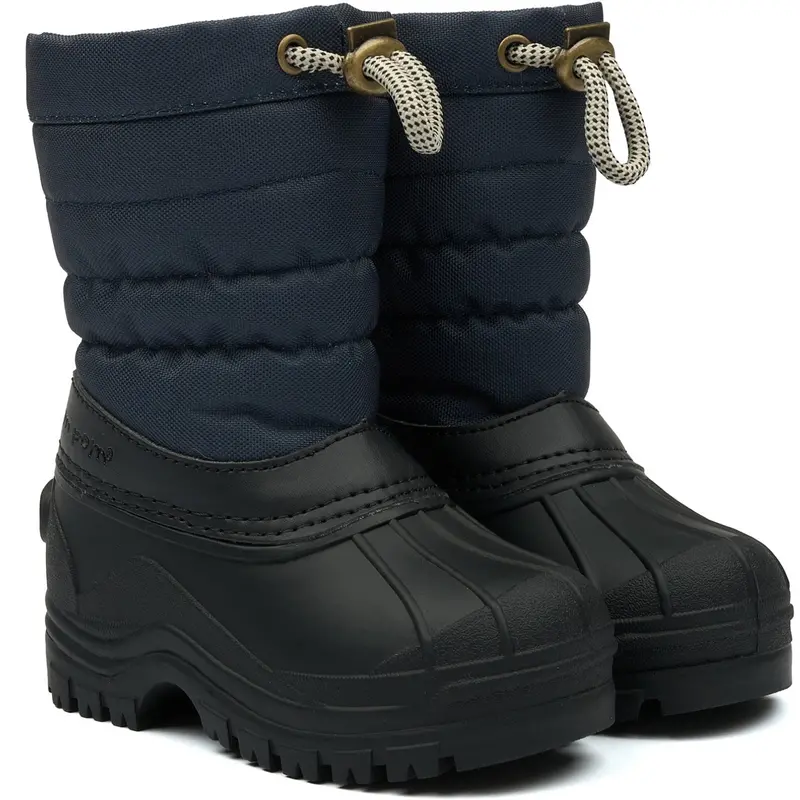 Pom Pom Navy Pmwill Winter Boot 1
