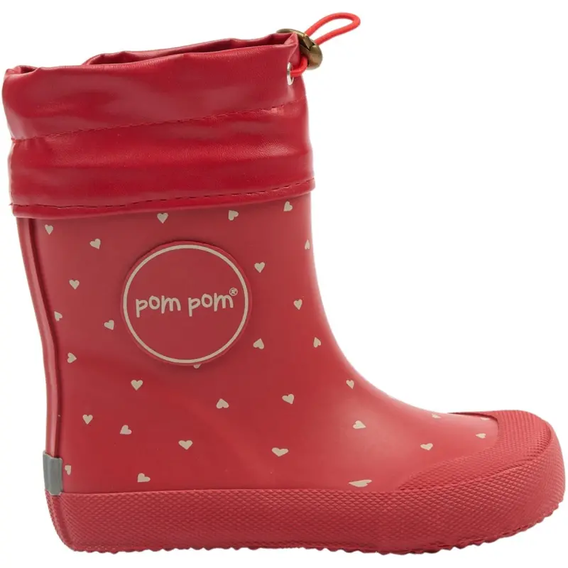 Pom Pom Samba Heart Aop Bell Barefoot Rubber Boot 2