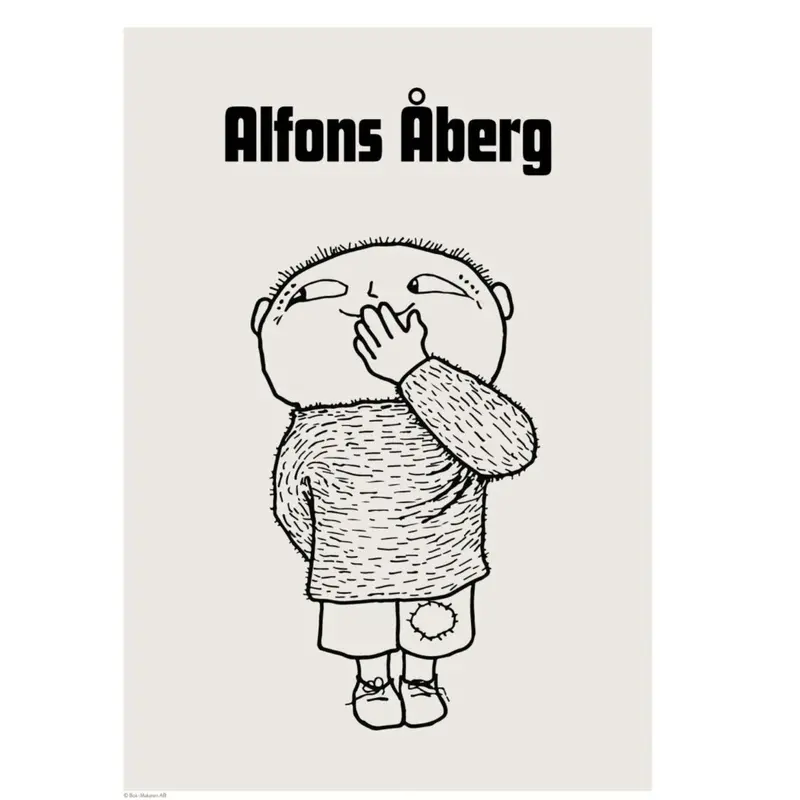 Poster & Frame Alfons Åberg - Alfons Åberg - Alfons Fniser 1