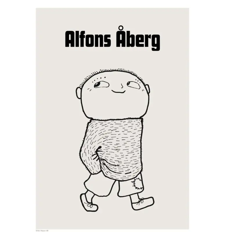 Poster & Frame Alfons Åberg - Alfons Åberg - Hænder I Lommen 1