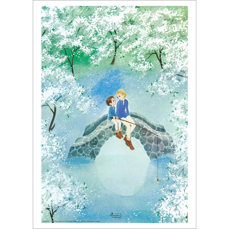 Poster & Frame Astrid Lindgren - Fishing - The Borthers Lionheart 1