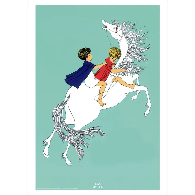 Poster & Frame Astrid Lindgren - On Horse Back - Mio My Son 1