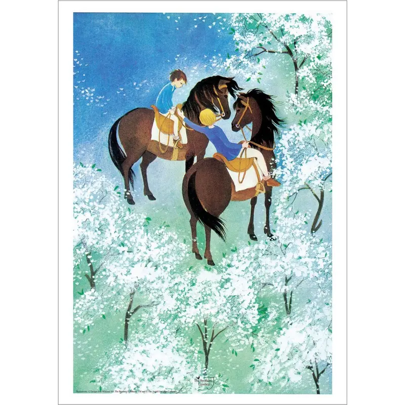 Poster & Frame Astrid Lindgren - Riding - The Brothers Lionheart 1