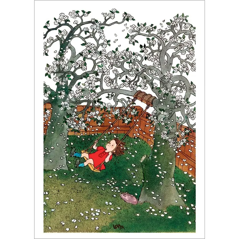 Poster & Frame Astrid Lindgren - Swing - Lotta On Troublemaker Street 1