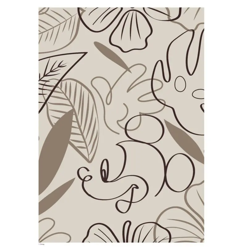 Poster & Frame Disney - Brown Leaves Mickey 1