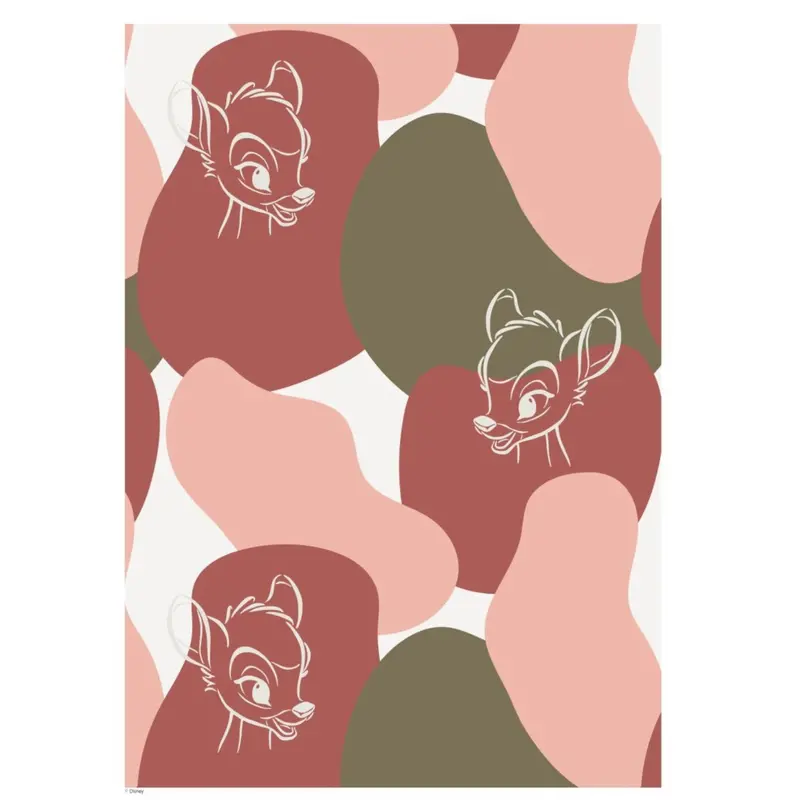 Poster & Frame Disney - Color & White Bambi Outline 1