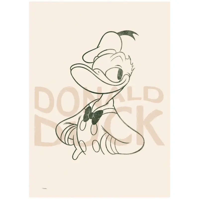 Poster & Frame Disney - Donald Duck Green 1