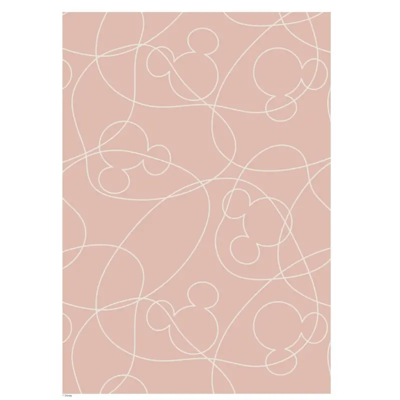 Poster & Frame Disney - Pink & White Mickey Outline 1