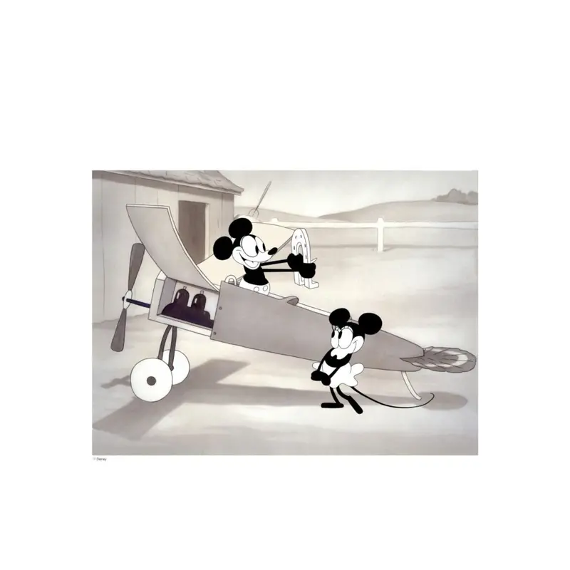 Poster & Frame Disney - Vintage Crazy Plane No. 02 1