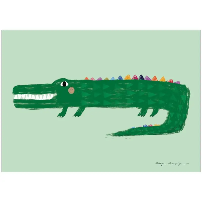 Poster & Frame Wild Apple - Crocodile 1