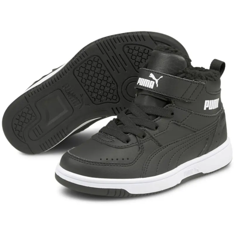 Puma Black Puma Rebound Joy Fur Ps Boot 1