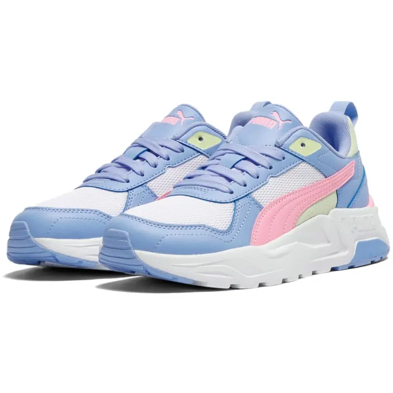 Puma White-Pink Shimmer-Intense Lavender Trinity 2 Lt Jr 1